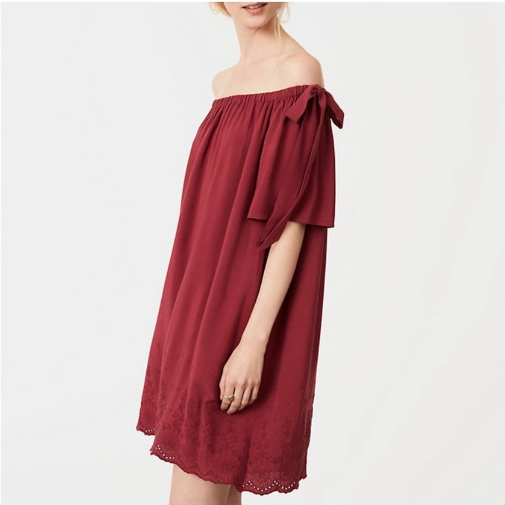 Ann Taylor Lost Off the Shoulder Dress